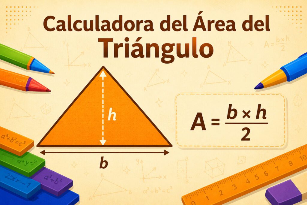 calculadora área triángulo