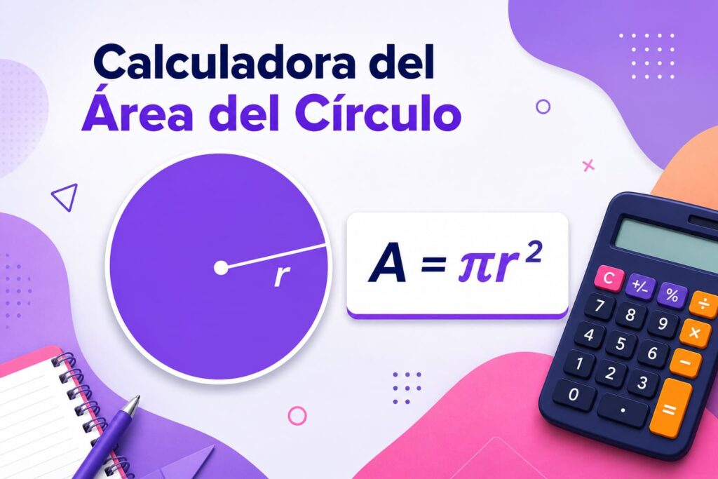 calculadora área círculo