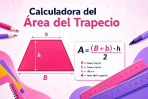calculadora área trapecio