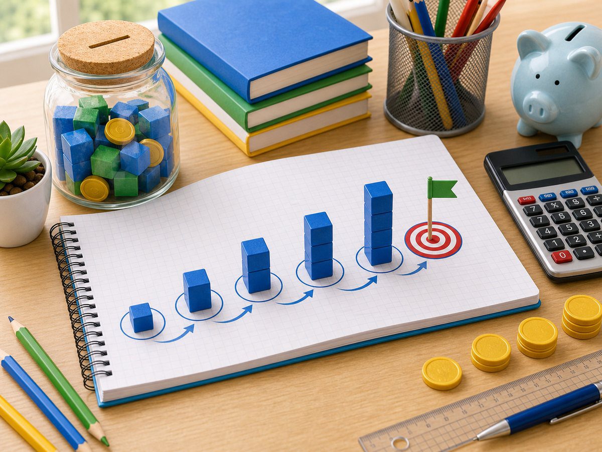 Calculadora de Ahorro para Objetivo - calculadora educativa online