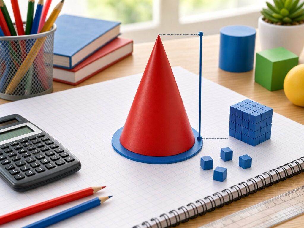 Calculadora de Volumen del Cono - calculadora educativa online