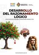 Portada de Desarrollo del Razonamiento Lógico, texto de apoyo de Secundaria: un árbol con un cerebro entre las ramas y un científico de peluca